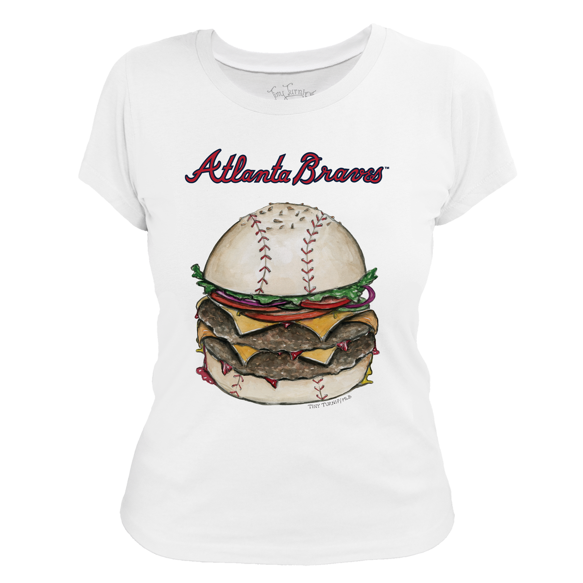 Atlanta Braves Burger Tee Shirt
