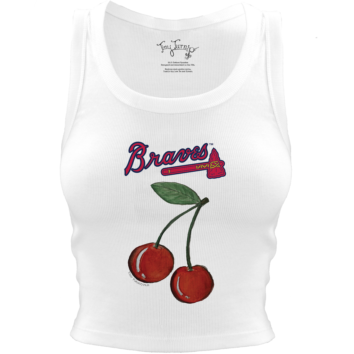 Atlanta Braves Cherry Crop Tank