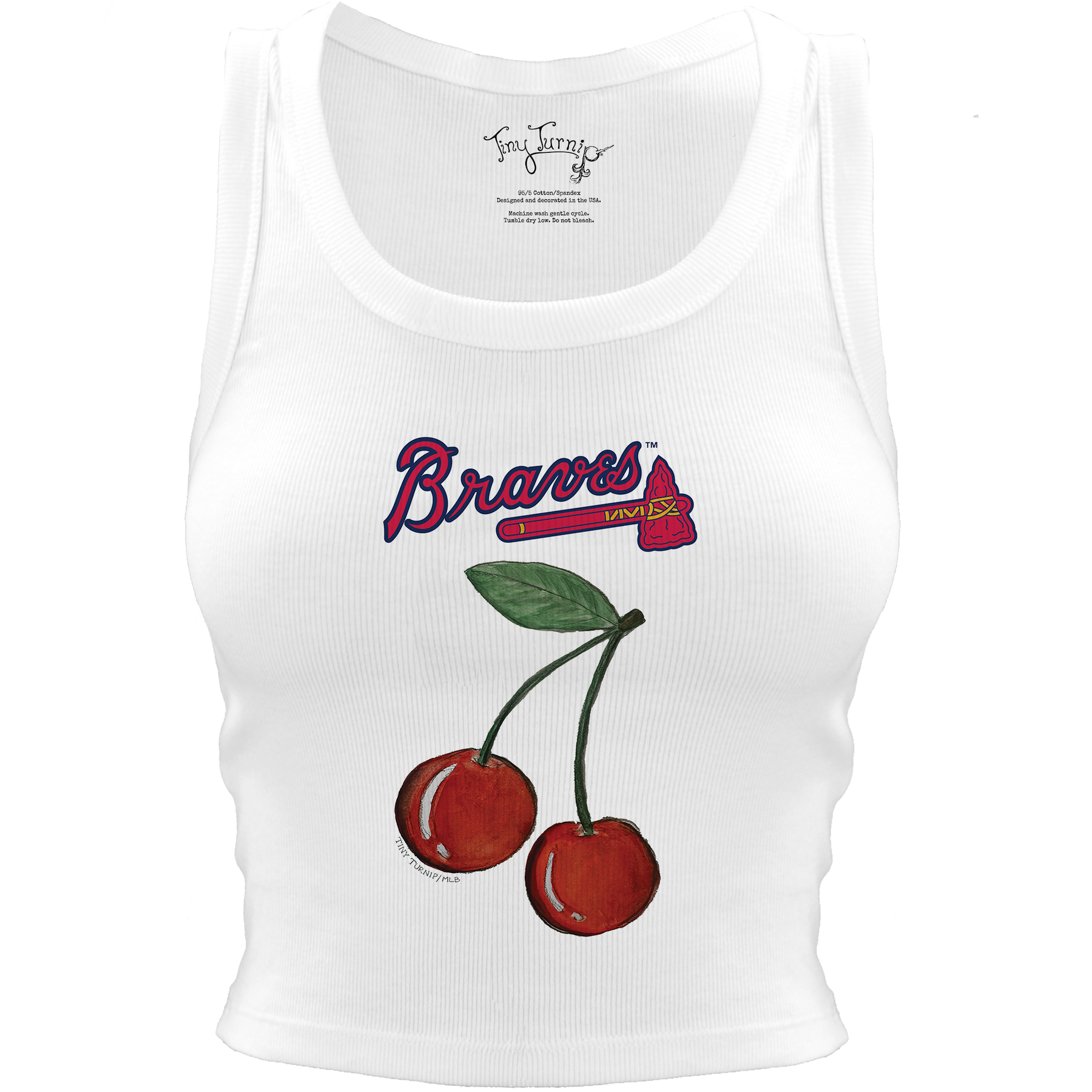 Atlanta Braves Cherry Crop Tank