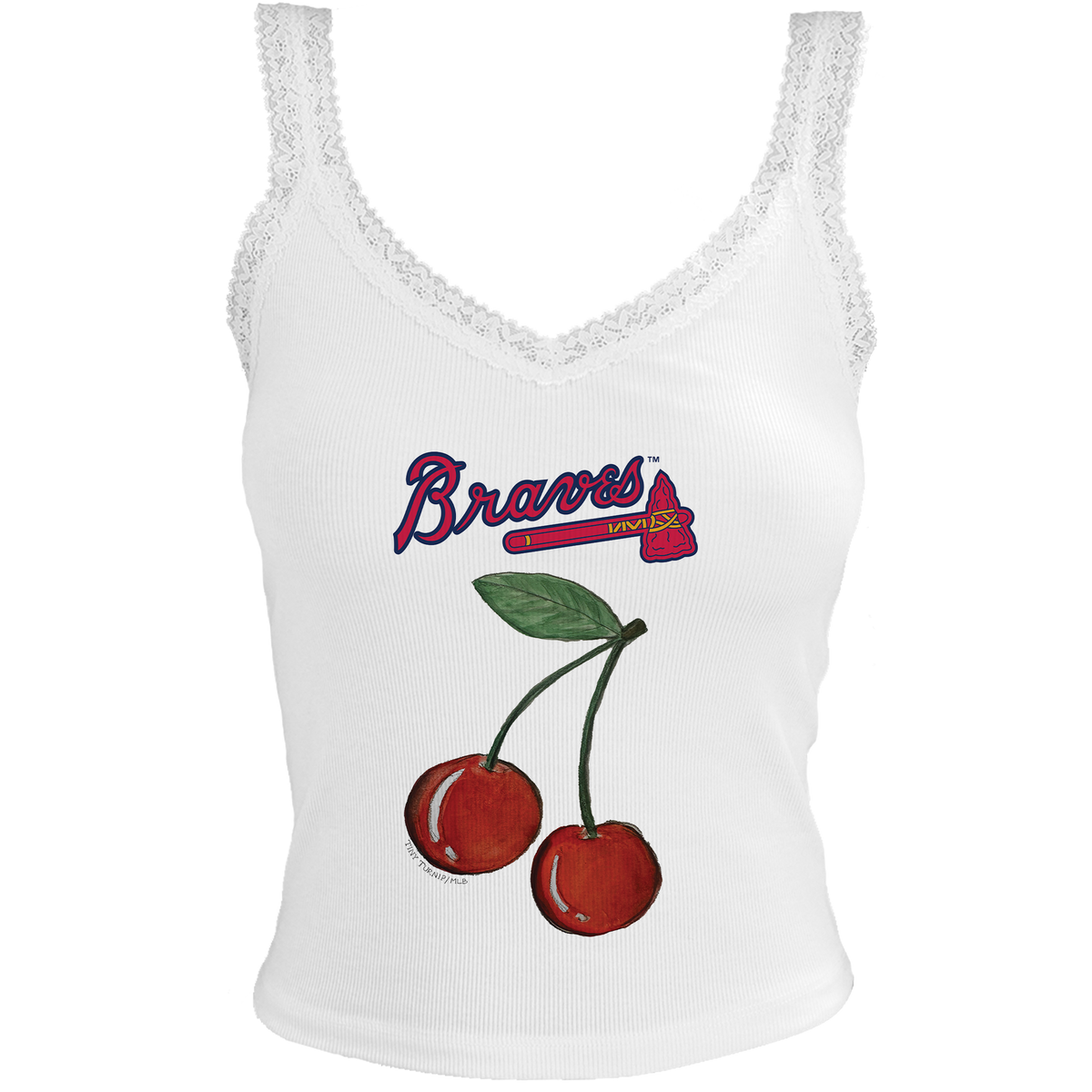 Atlanta Braves Cherry Lace Tank