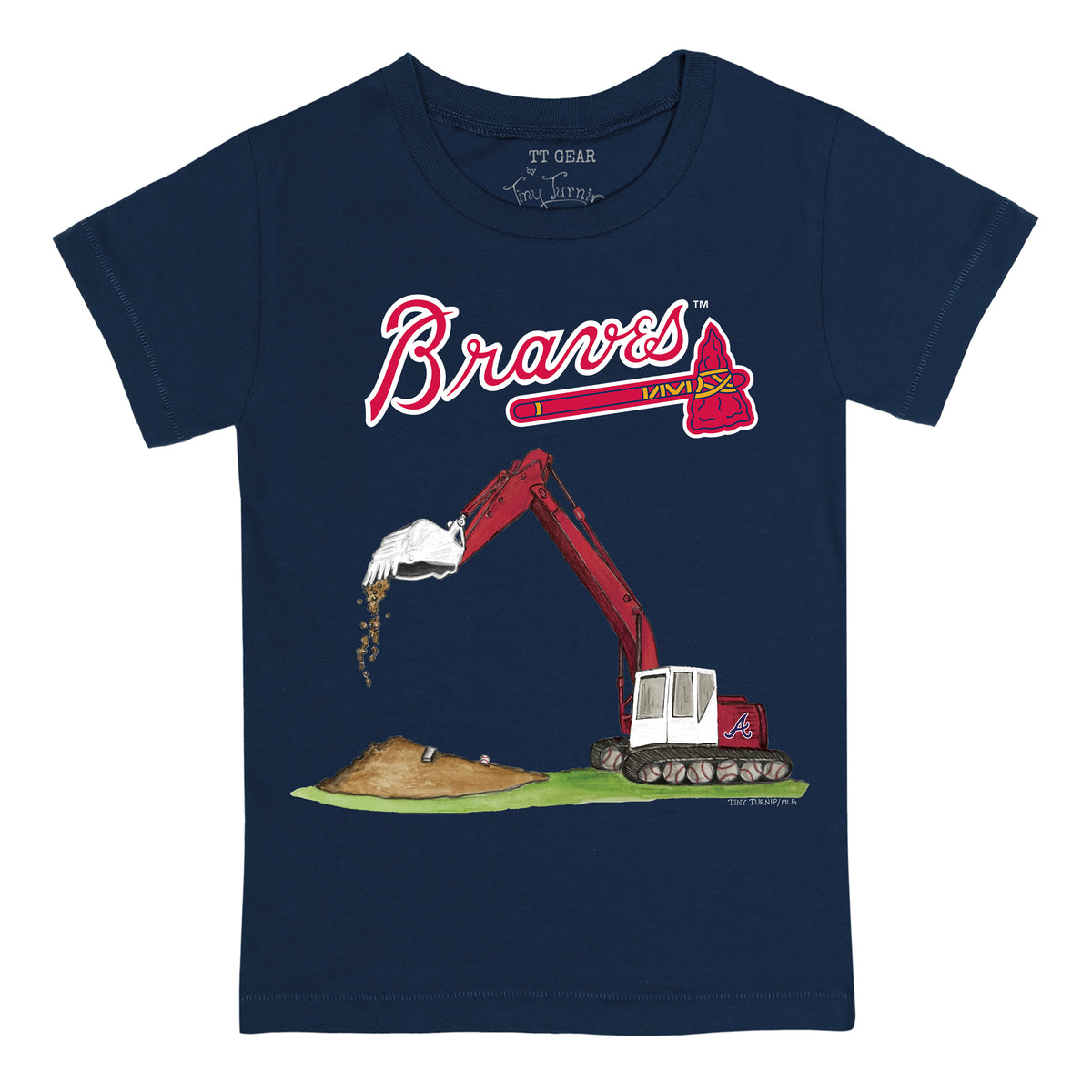 Atlanta Braves Excavator Tee Shirt