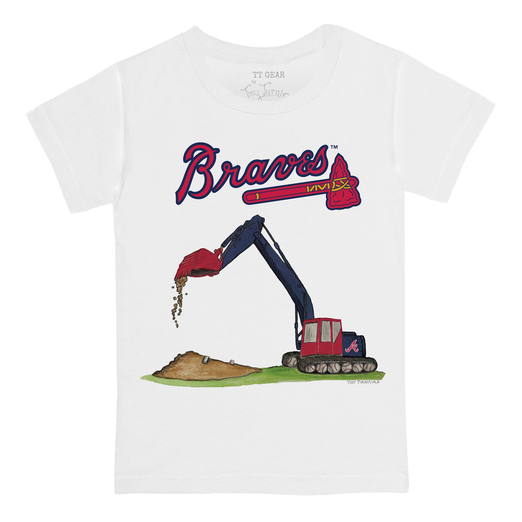 Atlanta Braves Excavator Tee Shirt