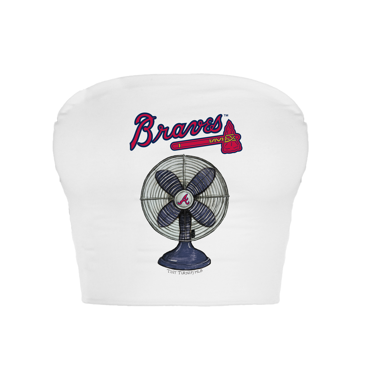 Atlanta Braves Fan Crop Tube Top