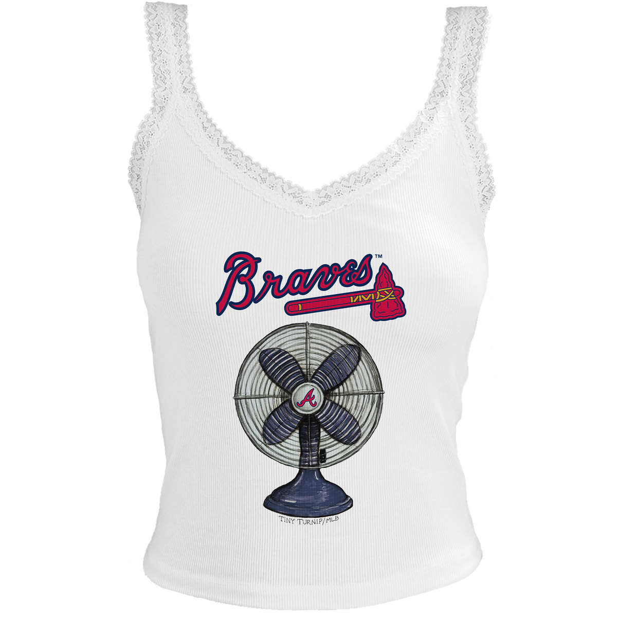 Atlanta Braves Fan Lace Tank