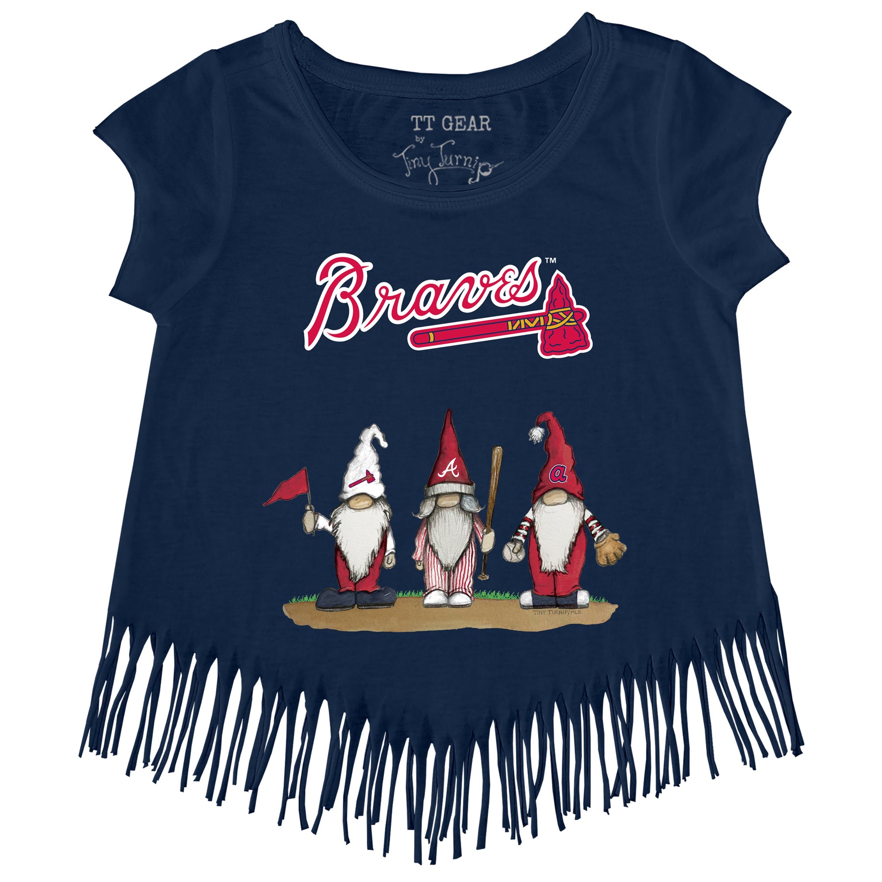 Atlanta Braves Gnomes Fringe Tee