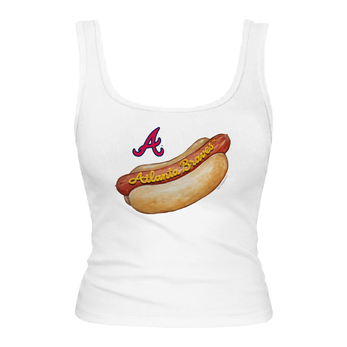 Atlanta Braves Hot Dog Emmy Tank