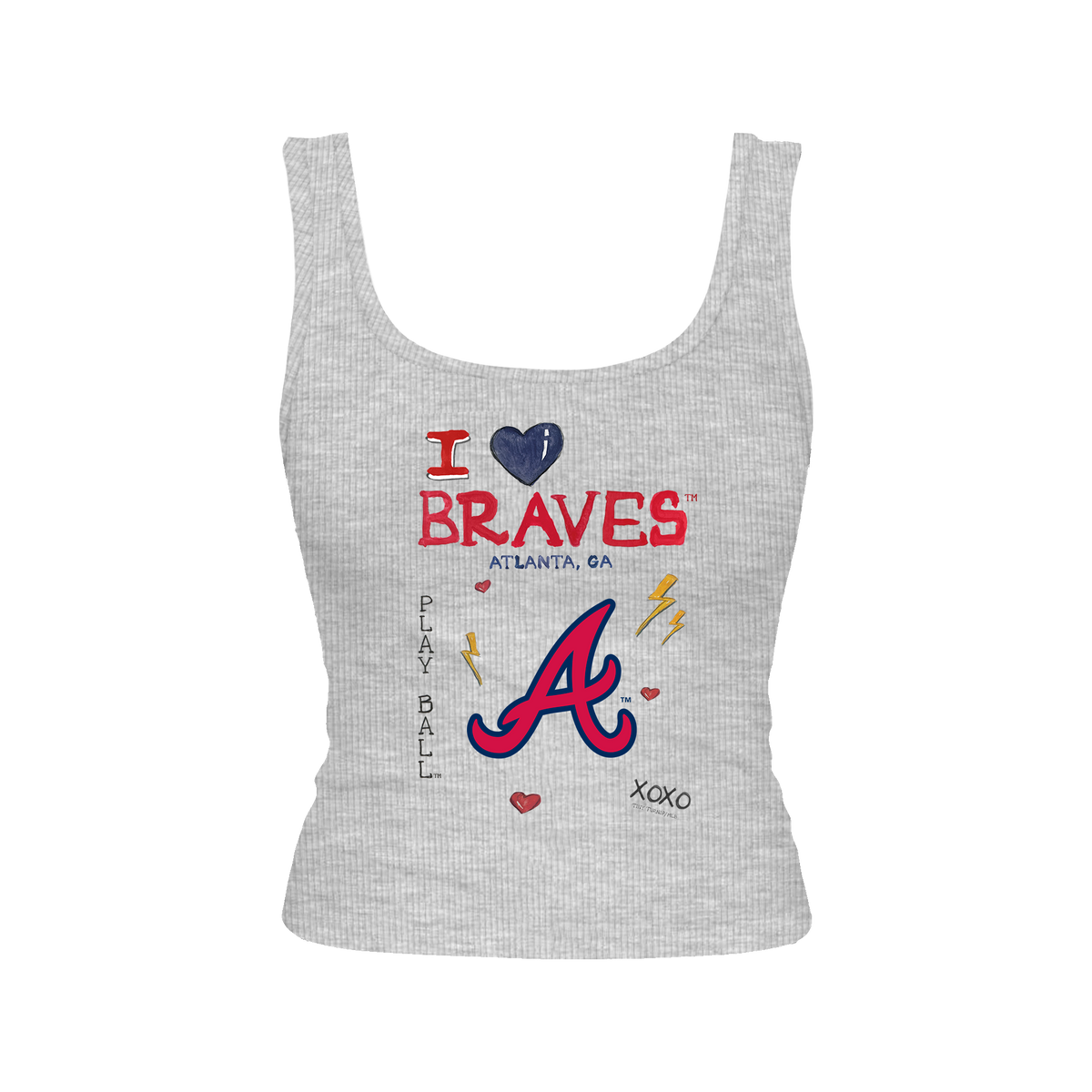 Atlanta Braves I Heart Braves Emmy Tank