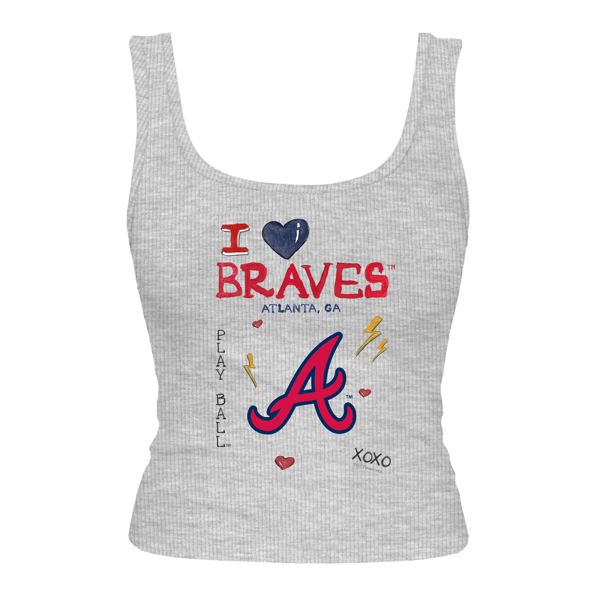 Atlanta Braves I Heart Braves Emmy Tank