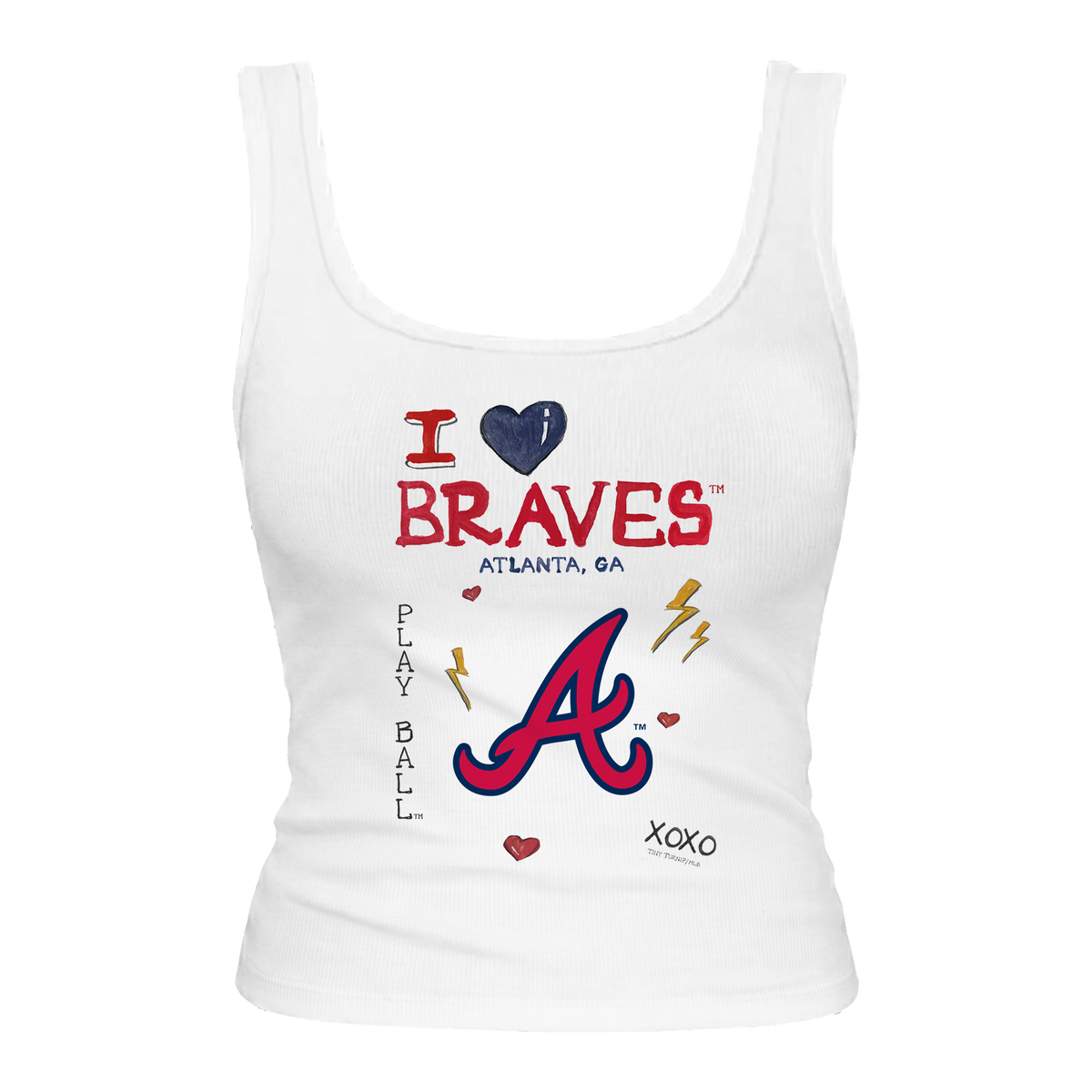 Atlanta Braves I Heart Braves Emmy Tank