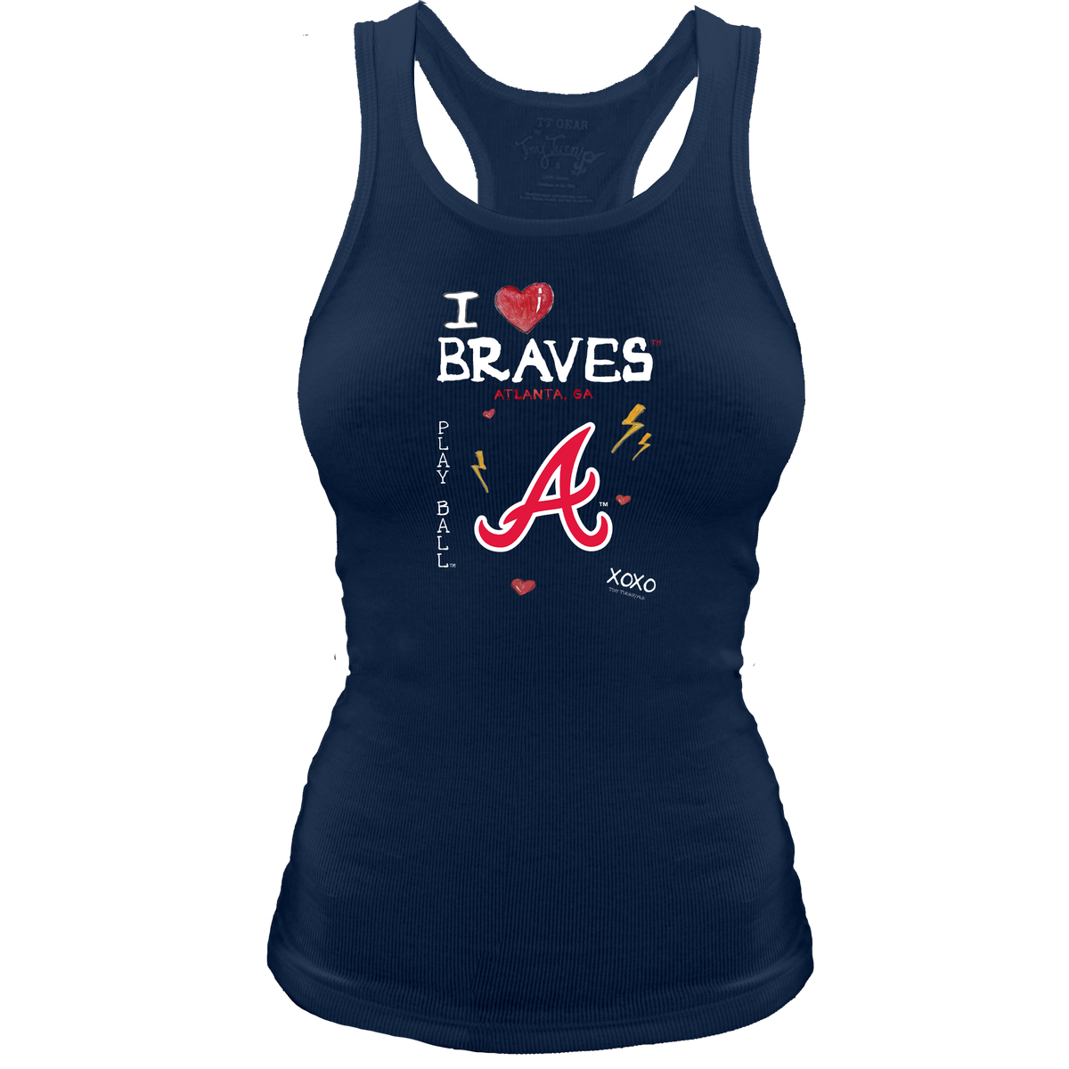 I Heart Braves Classic Tank - Tiny Turnip