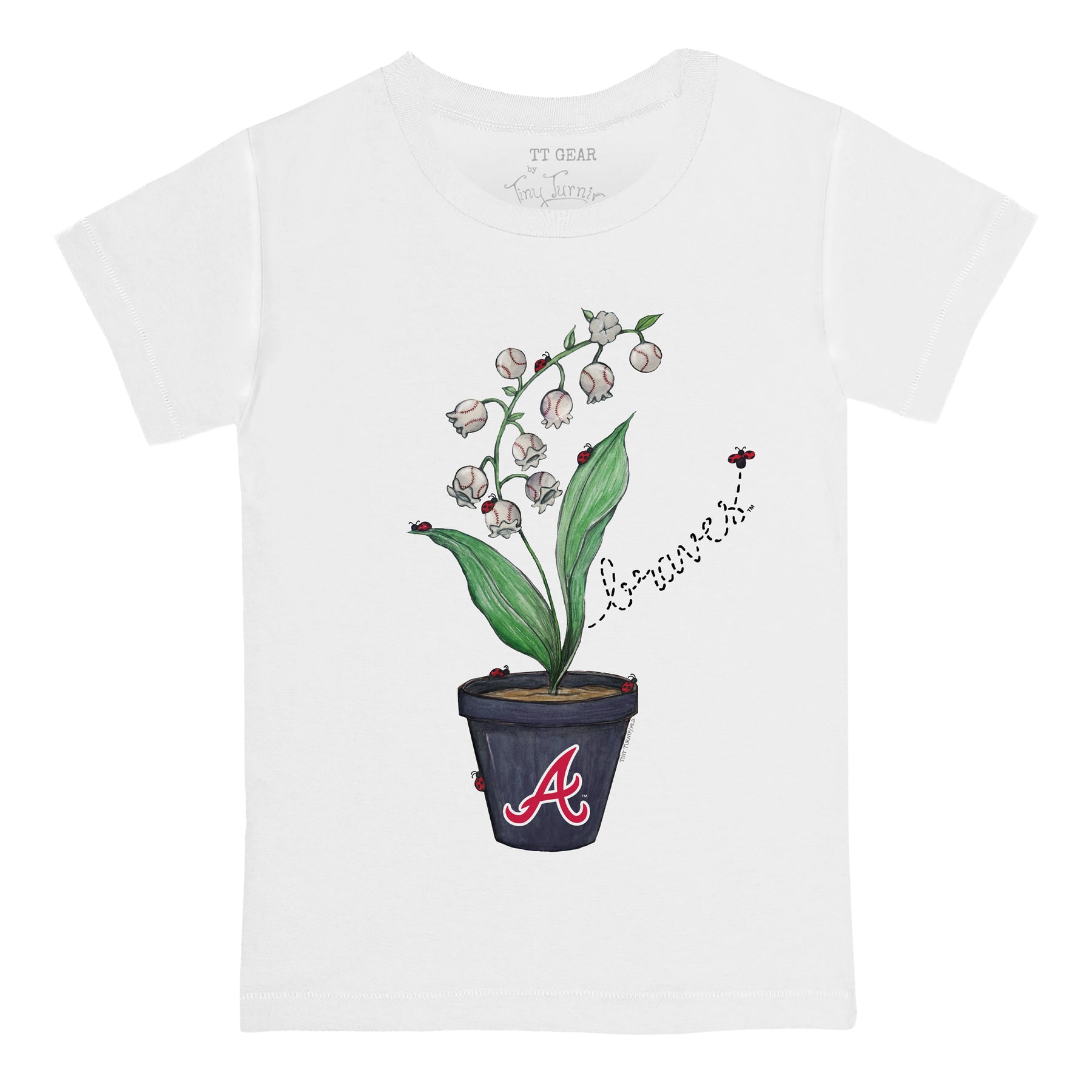 Atlanta Braves Ladybug Tee Shirt