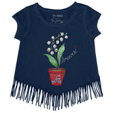 Atlanta Braves Ladybug Fringe Tee