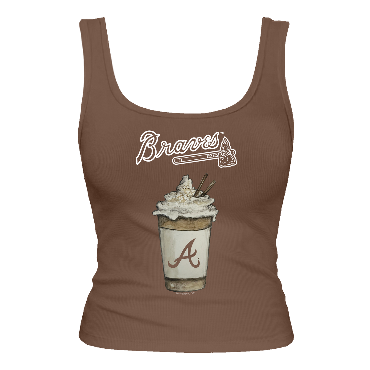 Atlanta Braves Latte Emmy Tank