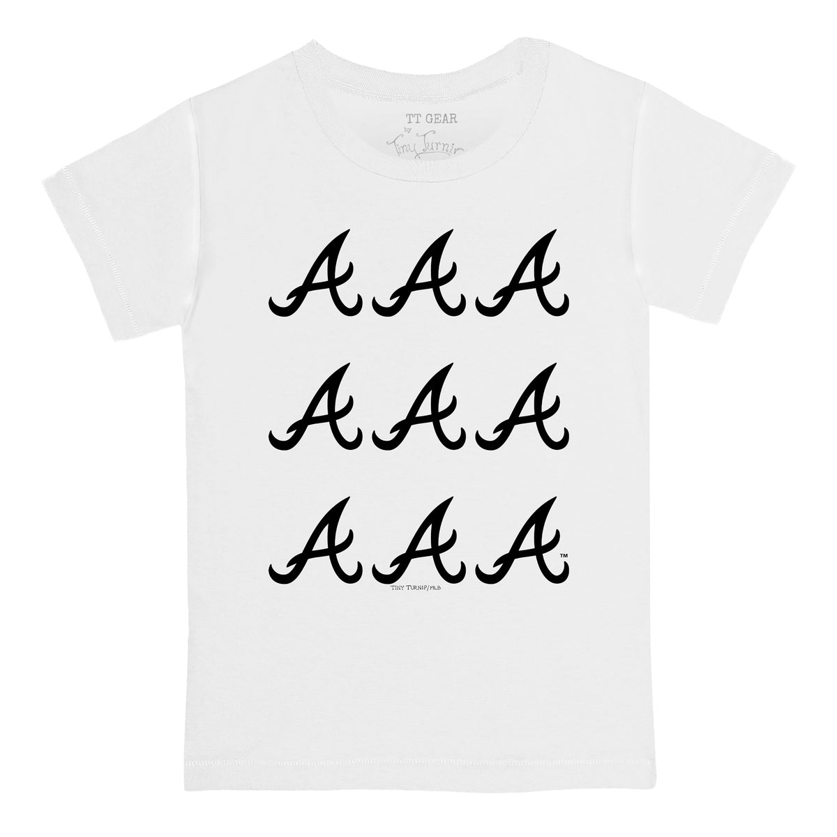 Atlanta Braves Logo Grid Tee Shirt