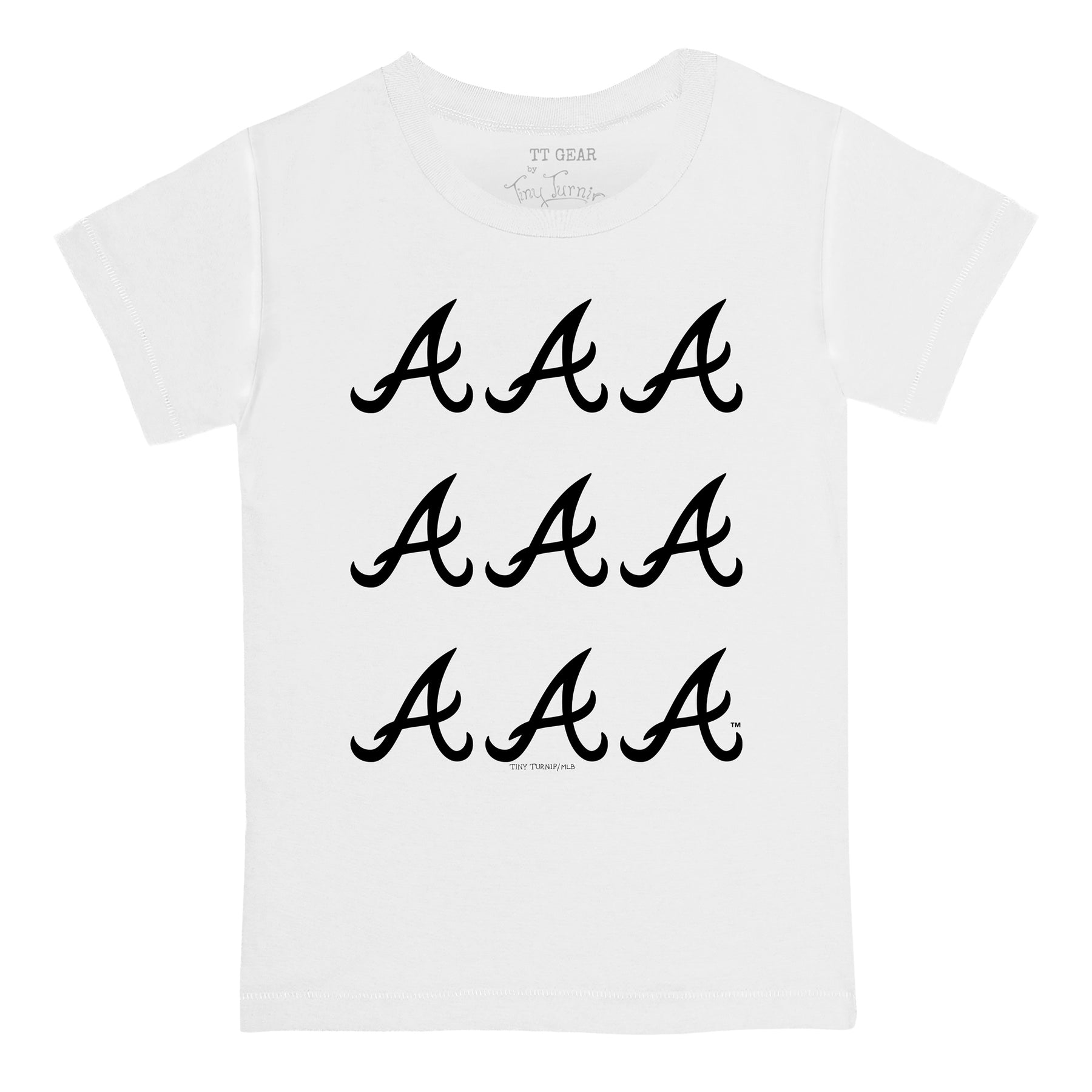 Atlanta Braves Logo Grid Tee Shirt