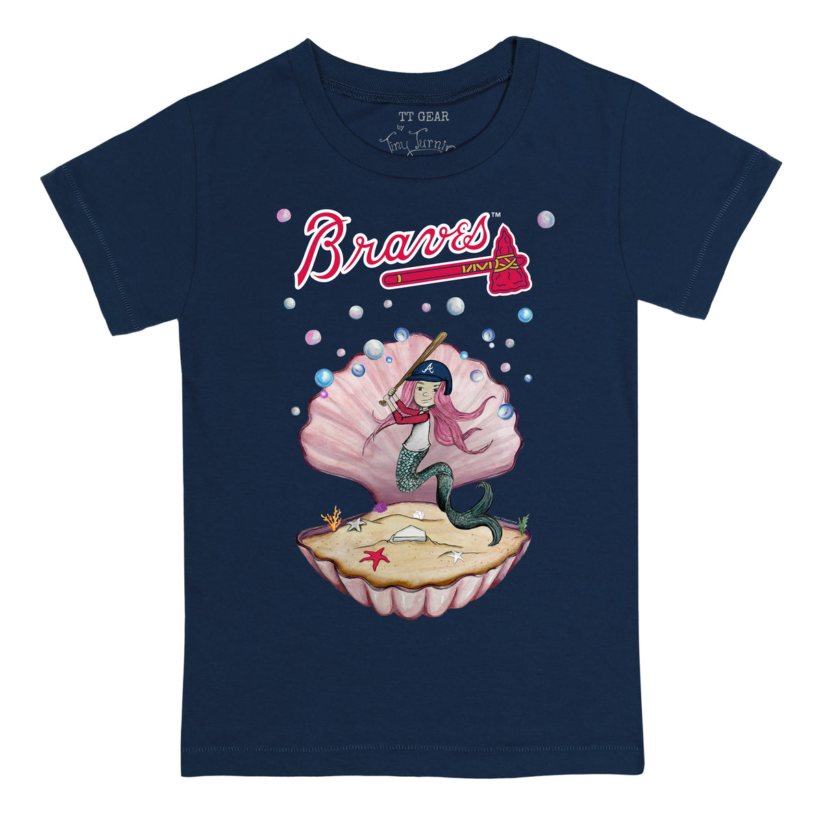 Atlanta Braves Mermaid Tee Shirt