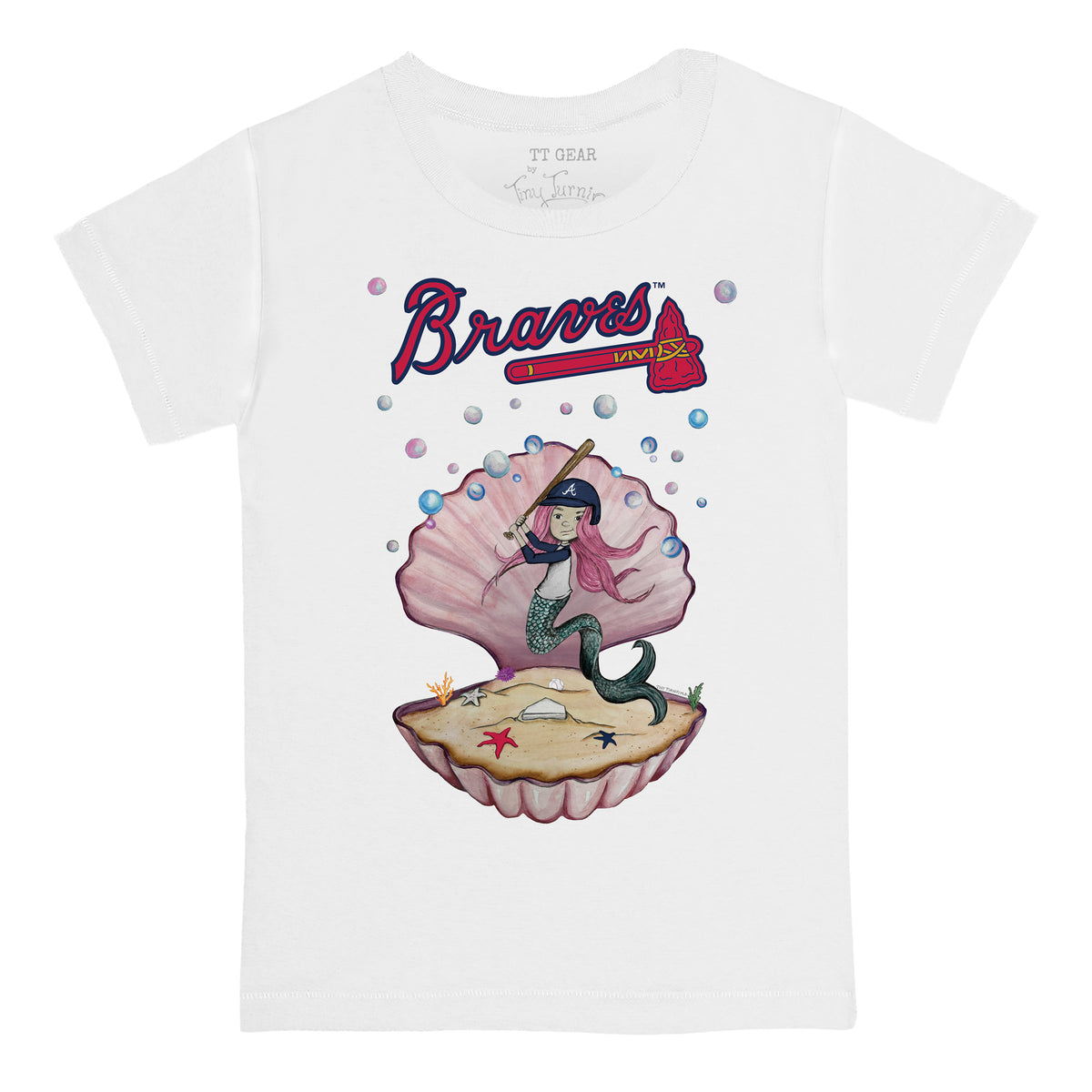 Atlanta Braves Mermaid Tee Shirt