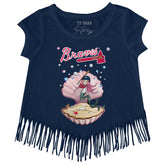Atlanta Braves Mermaid Fringe Tee