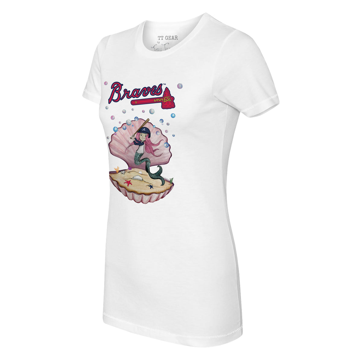 Atlanta Braves Mermaid Tee Shirt