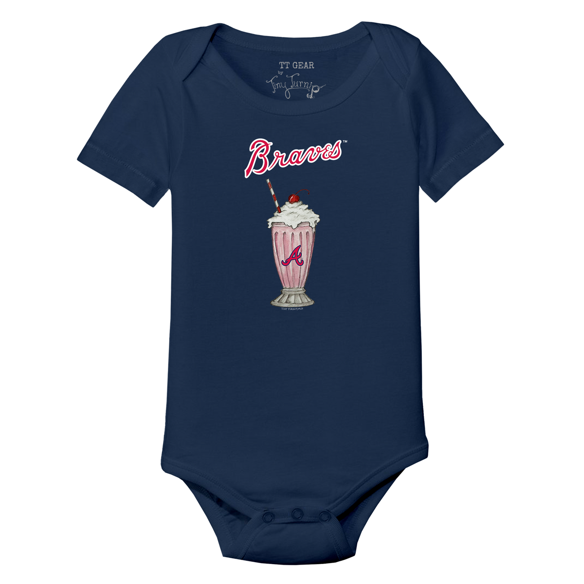 Atlanta Braves Milkshake Short Sleeve Snapper