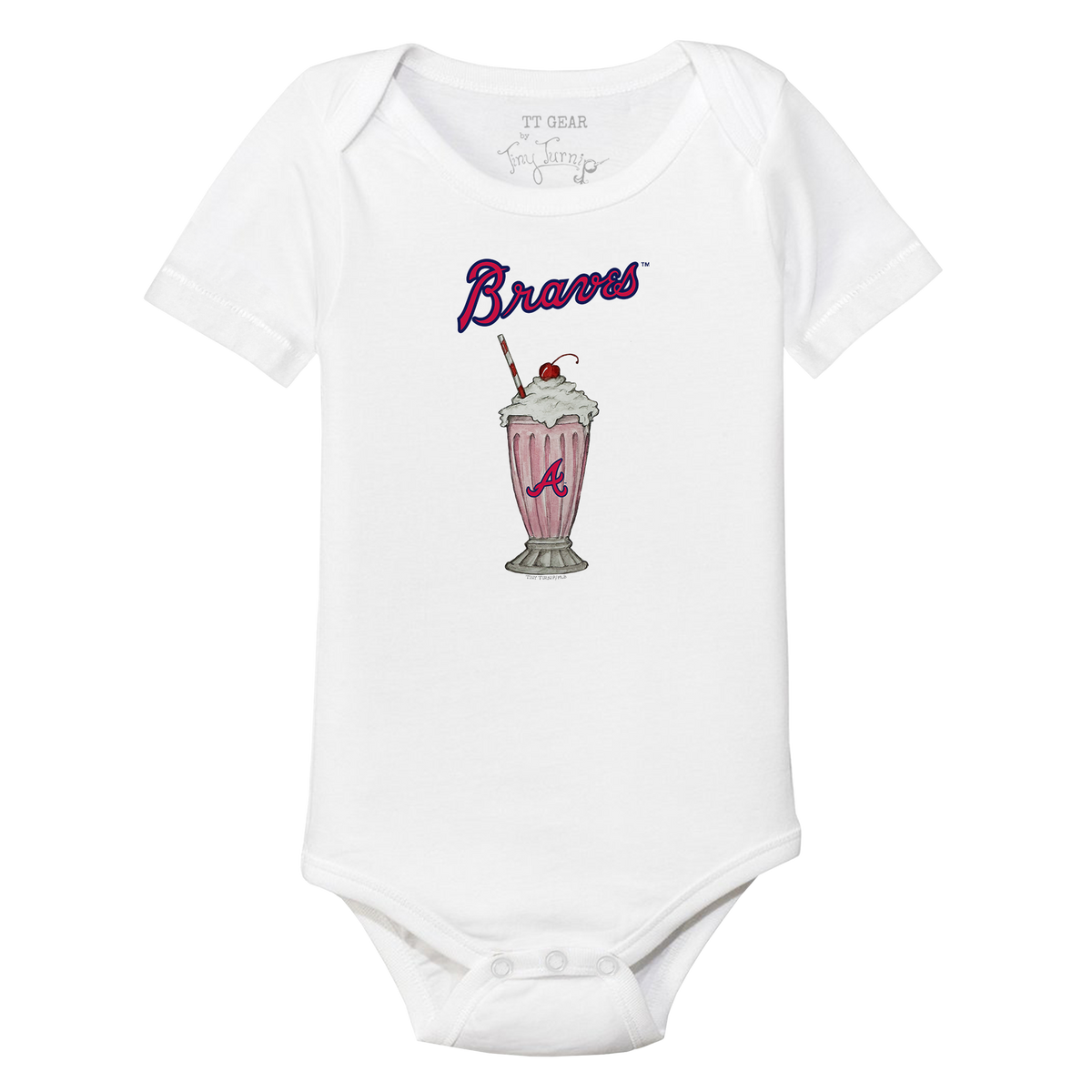 Atlanta Braves Milkshake Short Sleeve Snapper