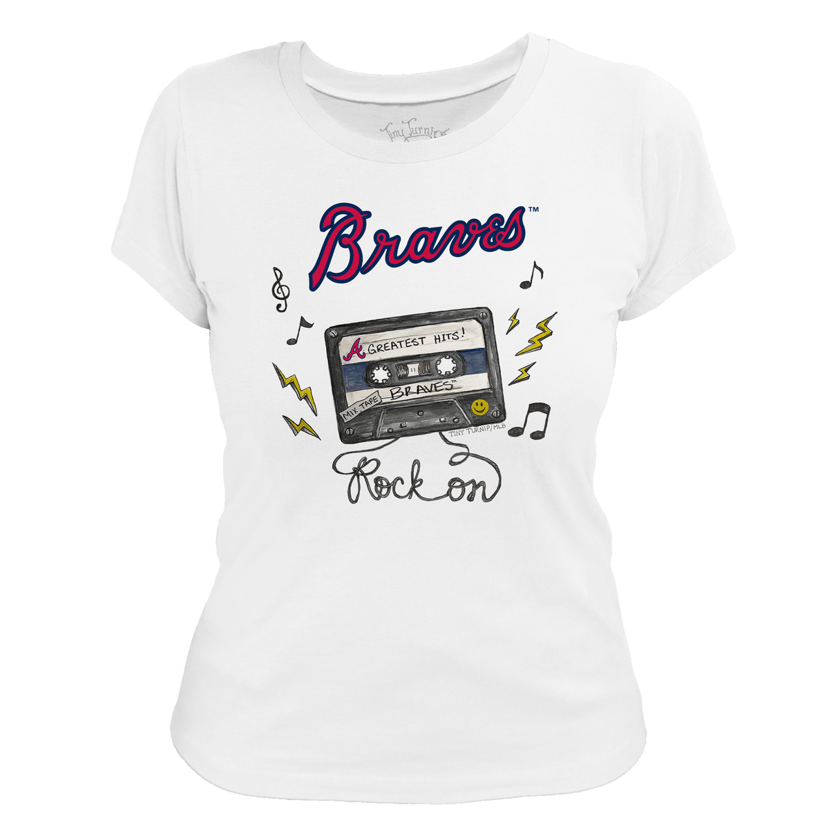 Atlanta Braves Mixtape Women's Tee Shirt