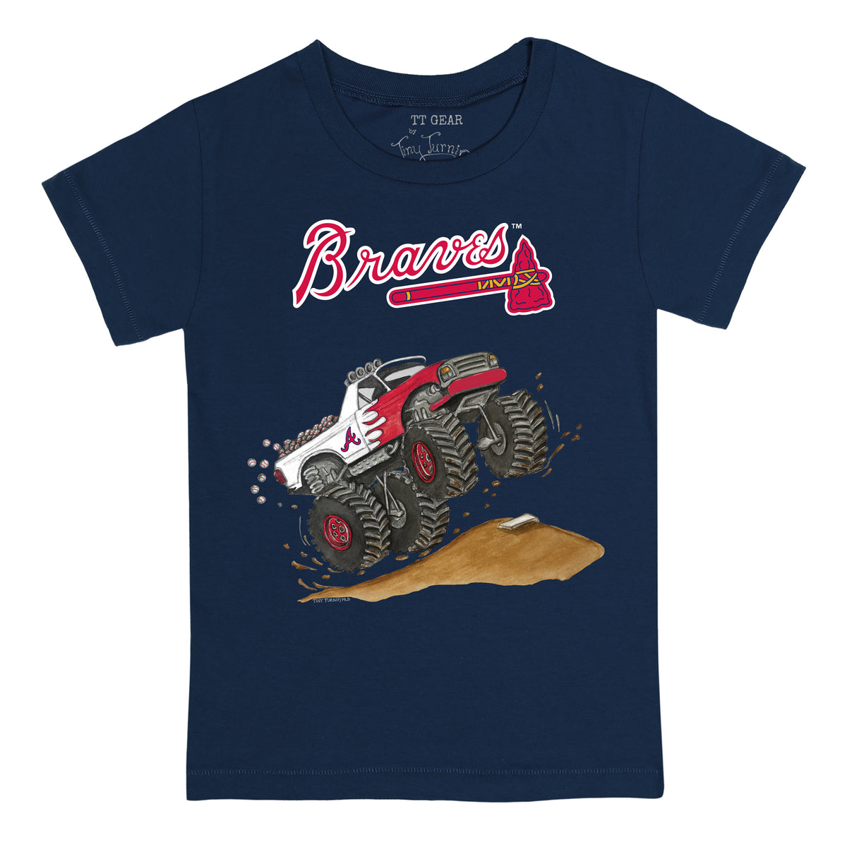 Atlanta Braves Monster Truck Tee Shirt