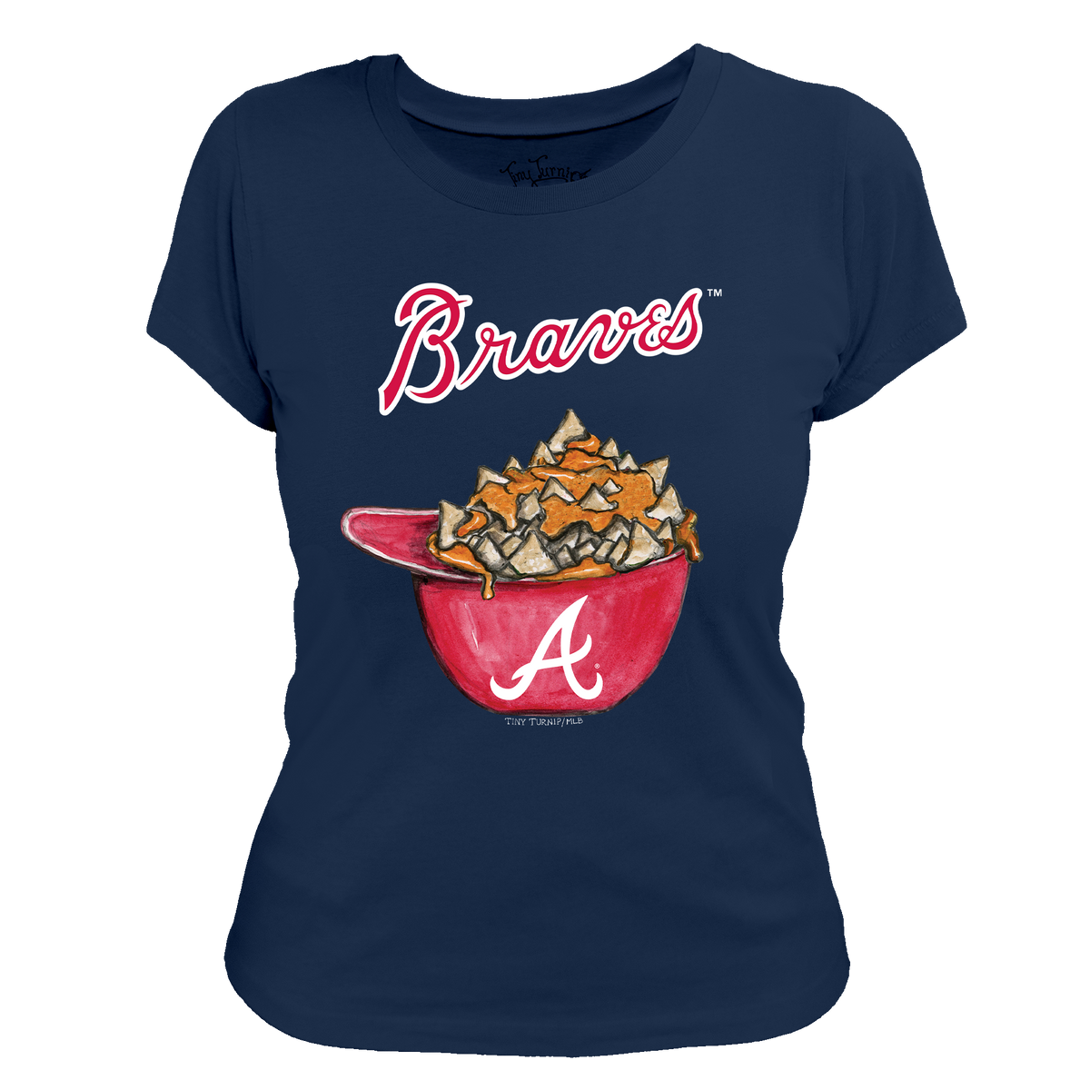 Atlanta Braves Nacho Helmet Tee Shirt