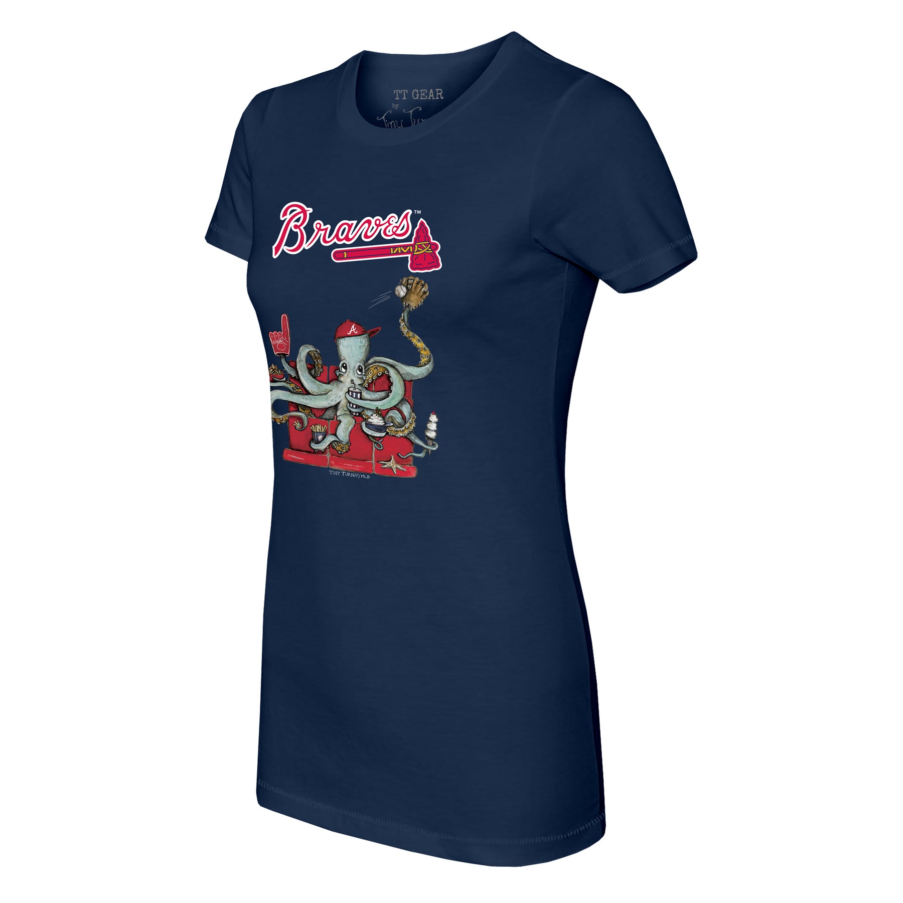 Atlanta Braves Octopus Tee Shirt