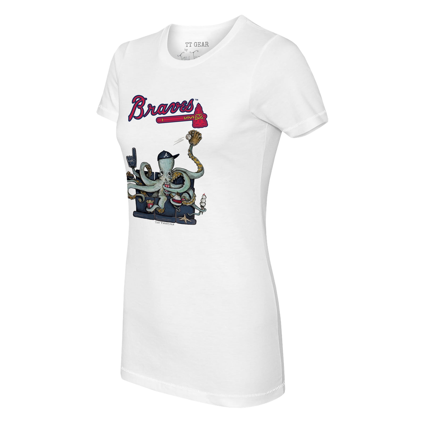 Atlanta Braves Octopus Tee Shirt