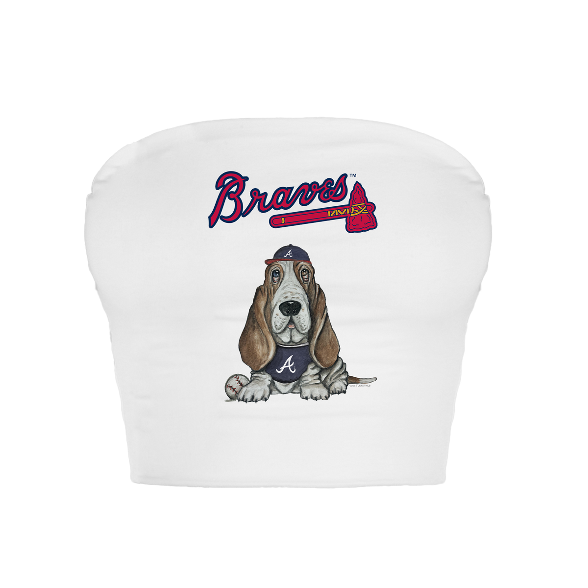 Atlanta Braves Puddy Crop Tube Top