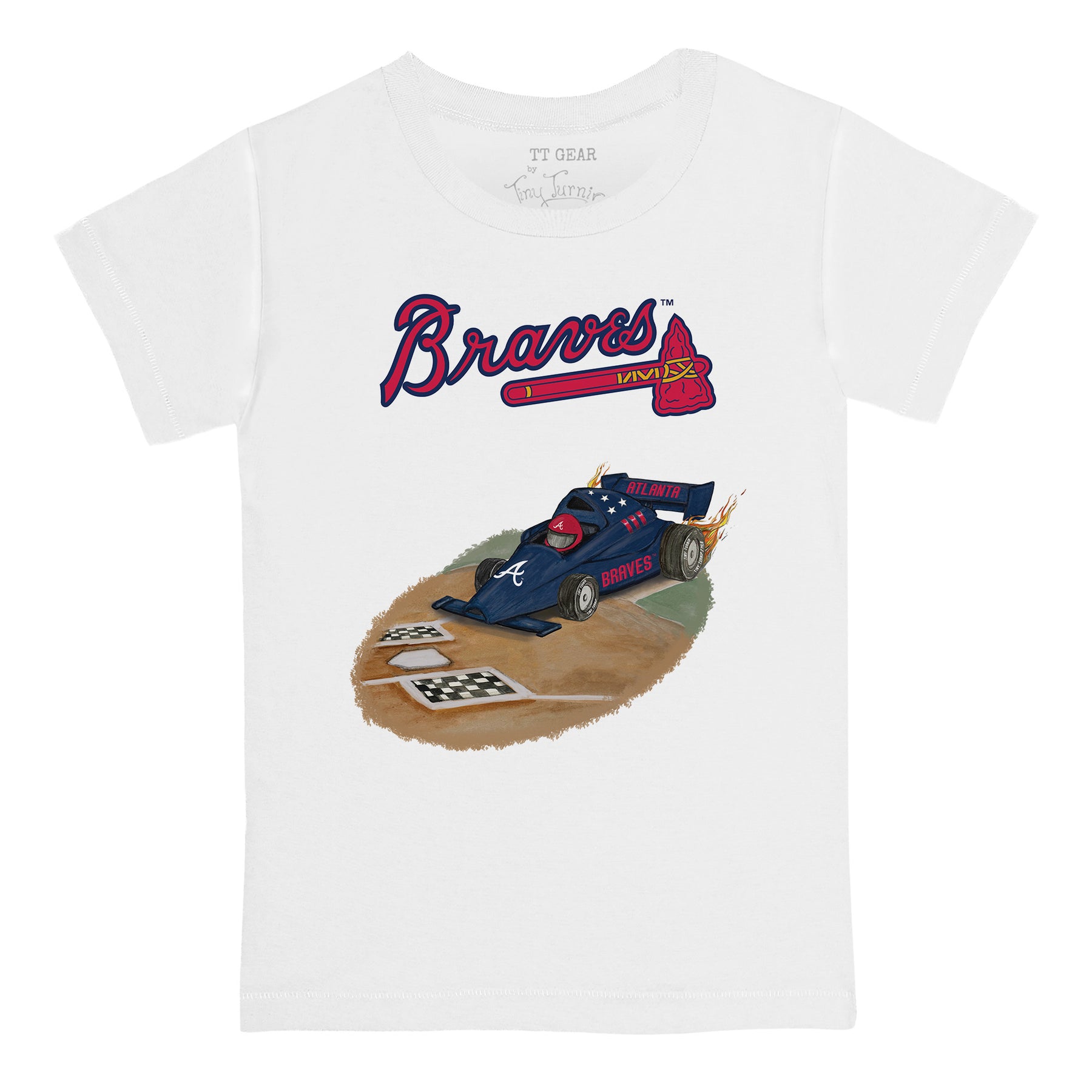 Atlanta Braves Race Car Tee Shirt