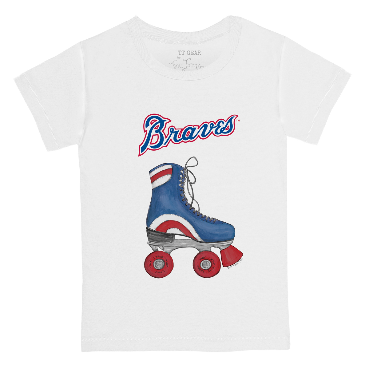 Atlanta Braves Retro Skate Kid's Tee Shirt