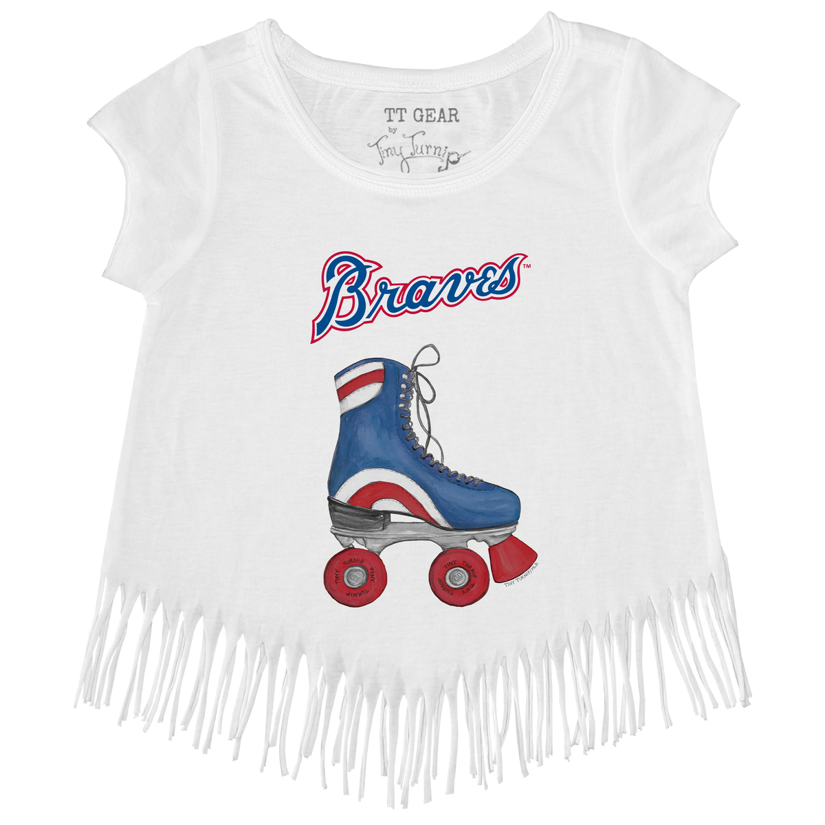 Atlanta Braves Retro Skate Fringe Tee