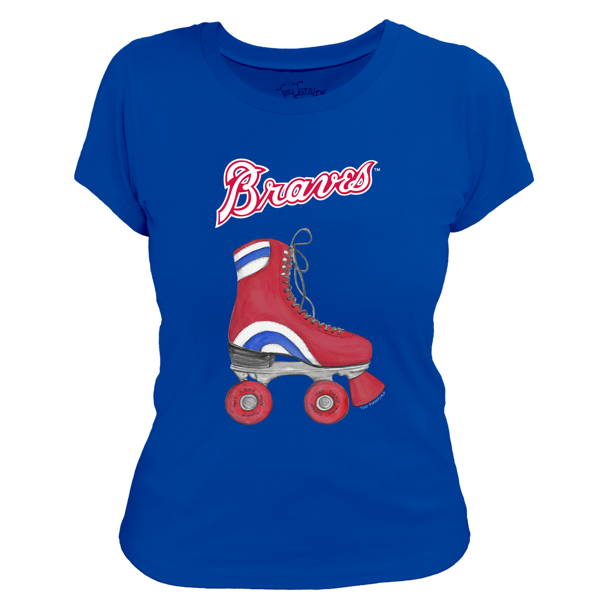 Atlanta Braves Retro Skate Women's Tee Shirt