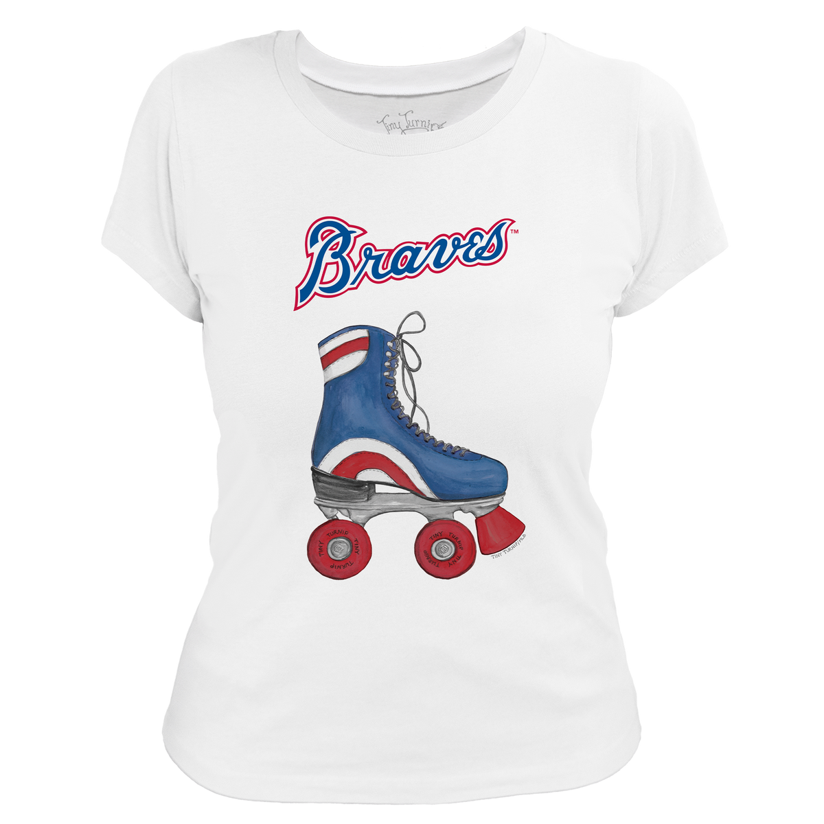 Atlanta Braves Retro Skate Women's Tee Shirt