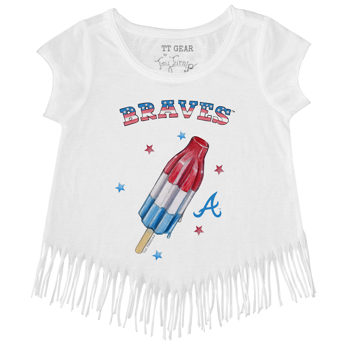 Atlanta Braves Rocket Pop Fringe Tee