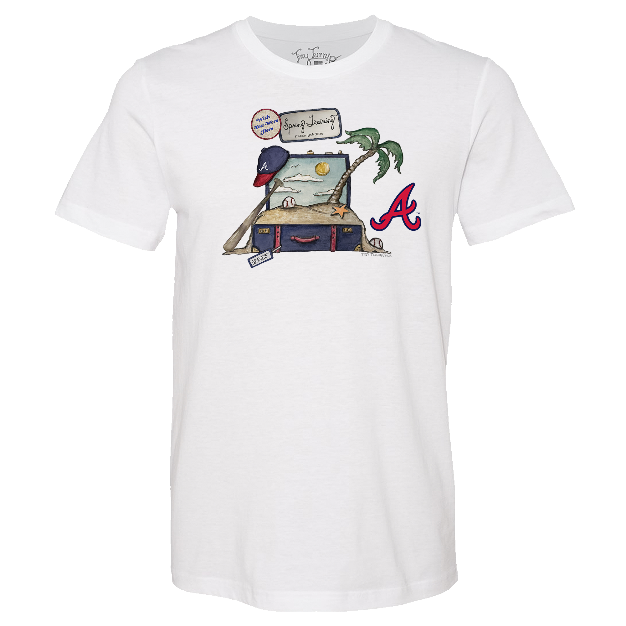 Atlanta Braves Spring Training 2026 Unisex Tee Shirt | Tiny Turnip