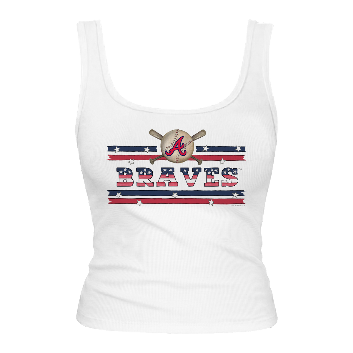 Atlanta Braves Stars and Stripes Emmy Tank