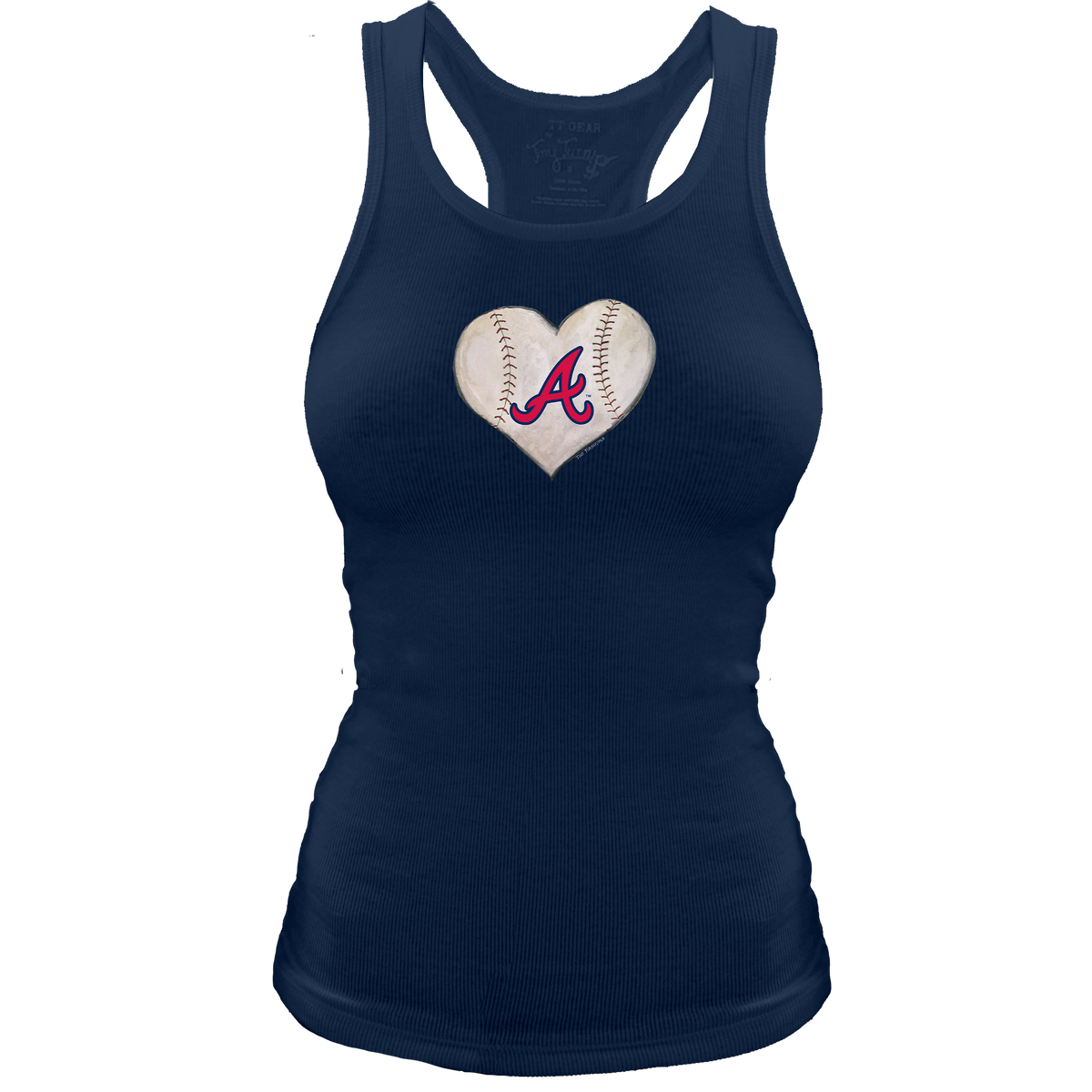 Atlanta Braves Stitched Heart Classic Tank - Tiny Turnip
