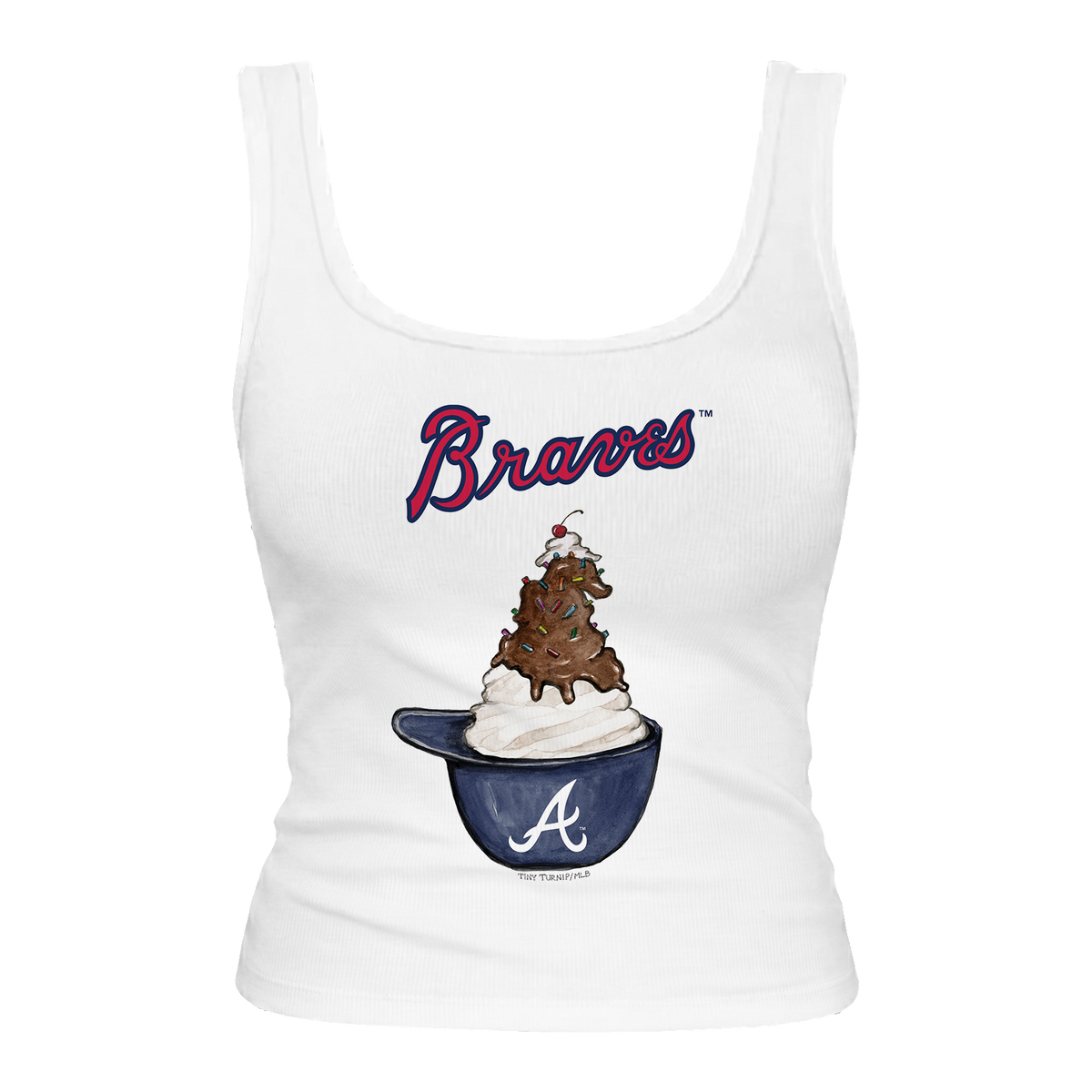 Atlanta Braves Sundae Helmet Emmy Tank