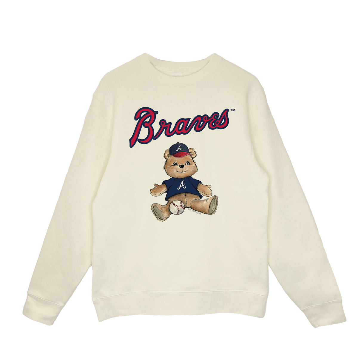 Atlanta Braves Teddy Crewneck Sweatshirt