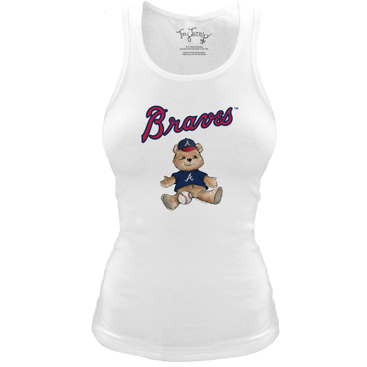 Atlanta Braves Teddy Classic Tank - Tiny Turnip