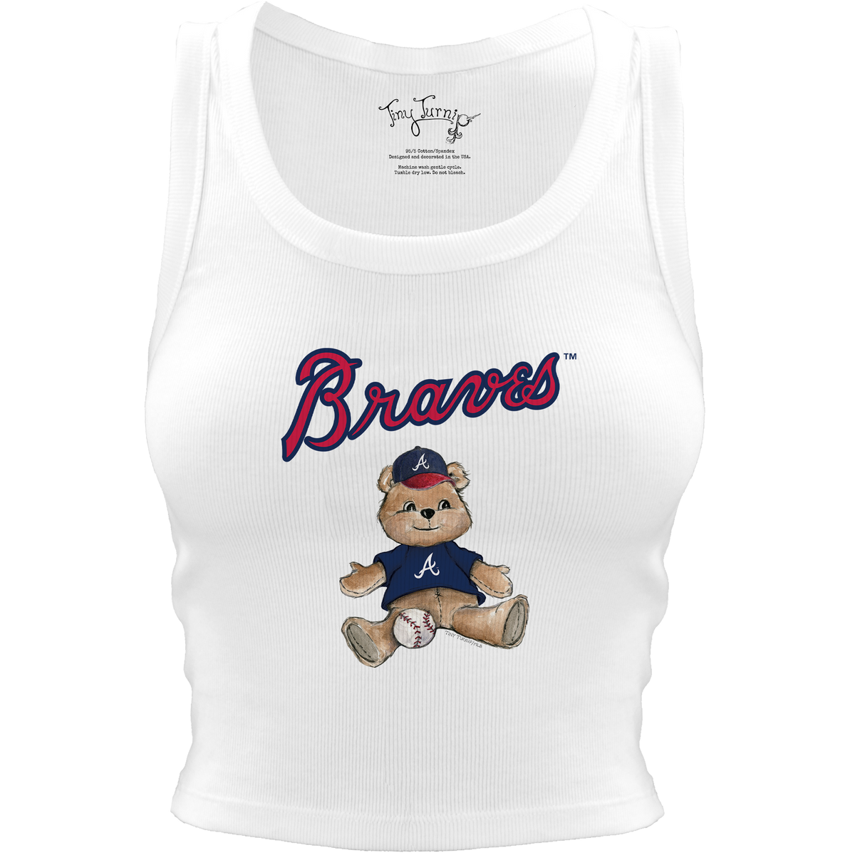 Atlanta Braves Teddy Crop Tank