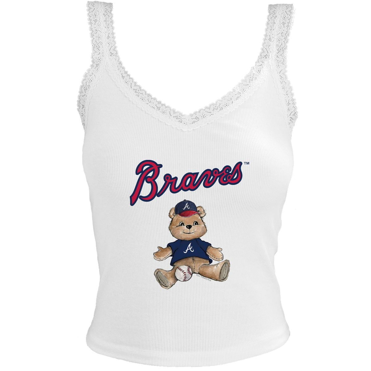 Atlanta Braves Teddy Lace Tank