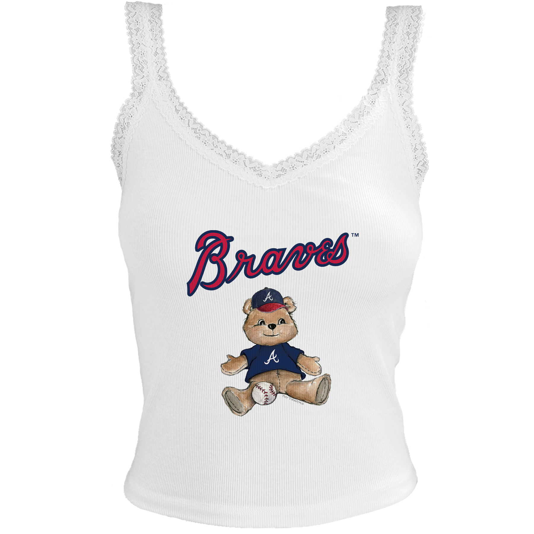 Atlanta Braves Teddy Lace Tank