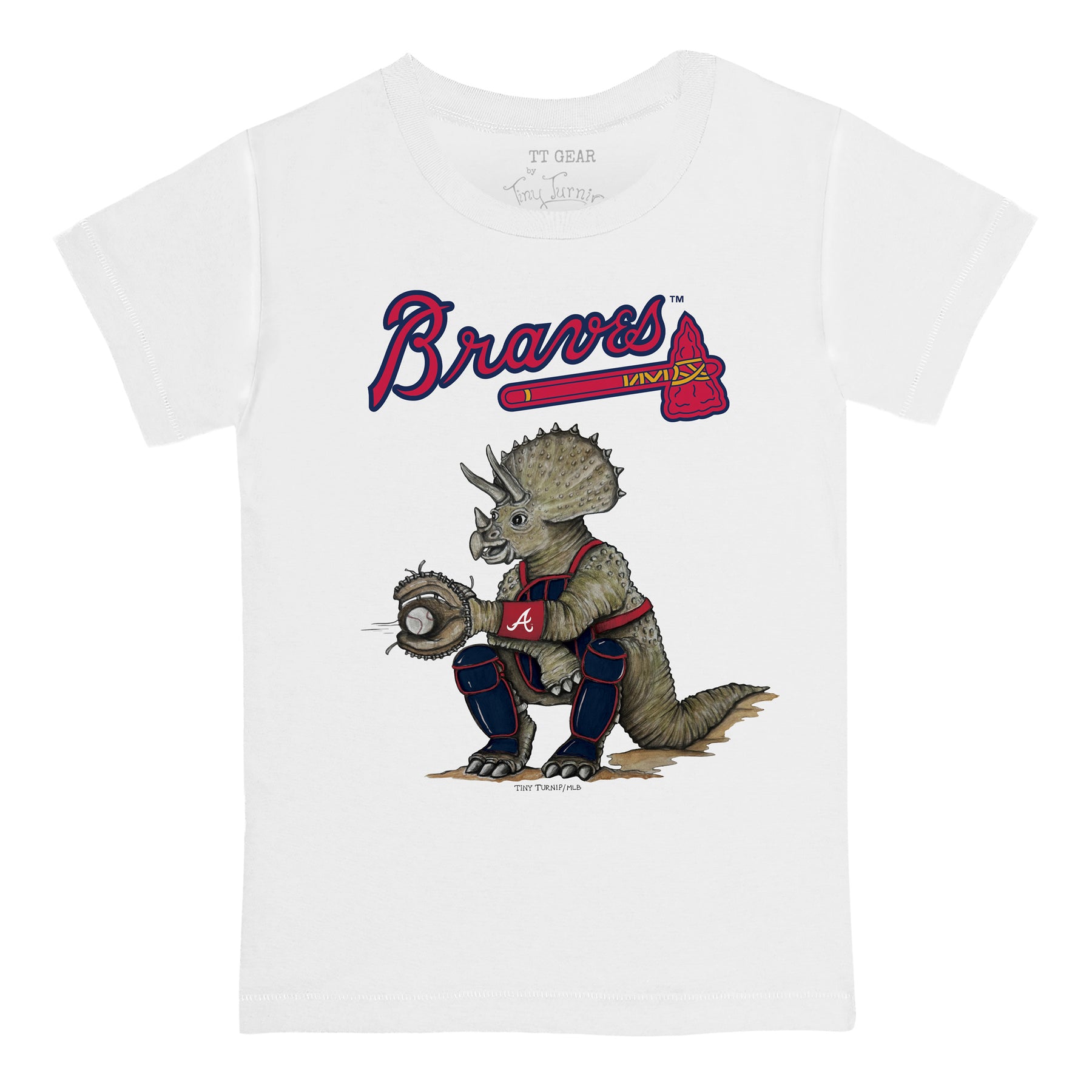 Atlanta Braves Triceratops Tee Shirt