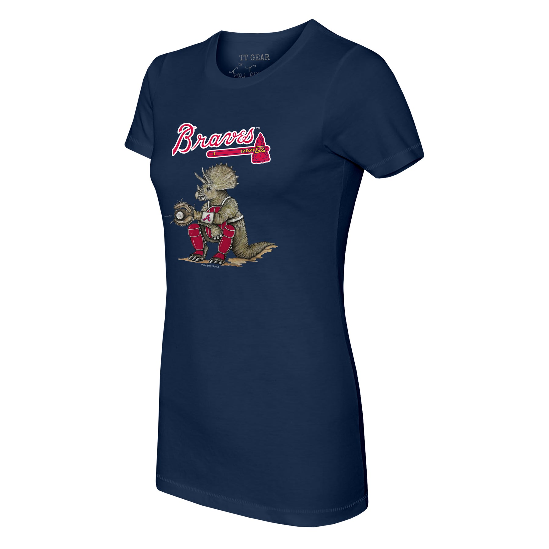 Atlanta Braves Triceratops Tee Shirt