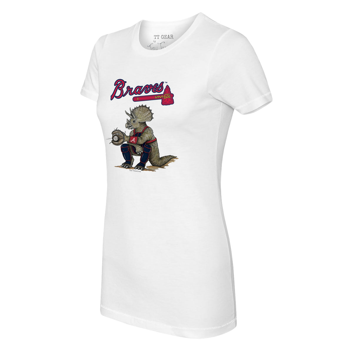 Atlanta Braves Triceratops Tee Shirt