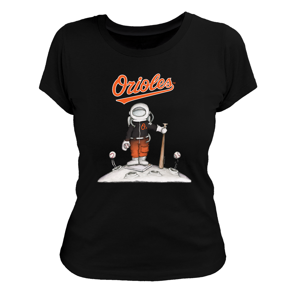 Baltimore Orioles Astronaut Tee Shirt